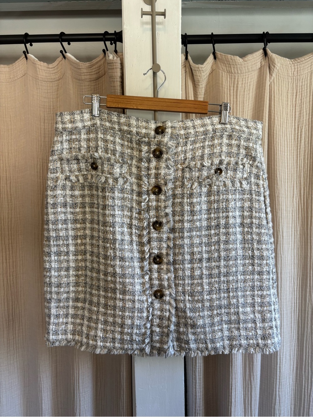 NWT Ann Taylor Tweed Mini Skirt- 18